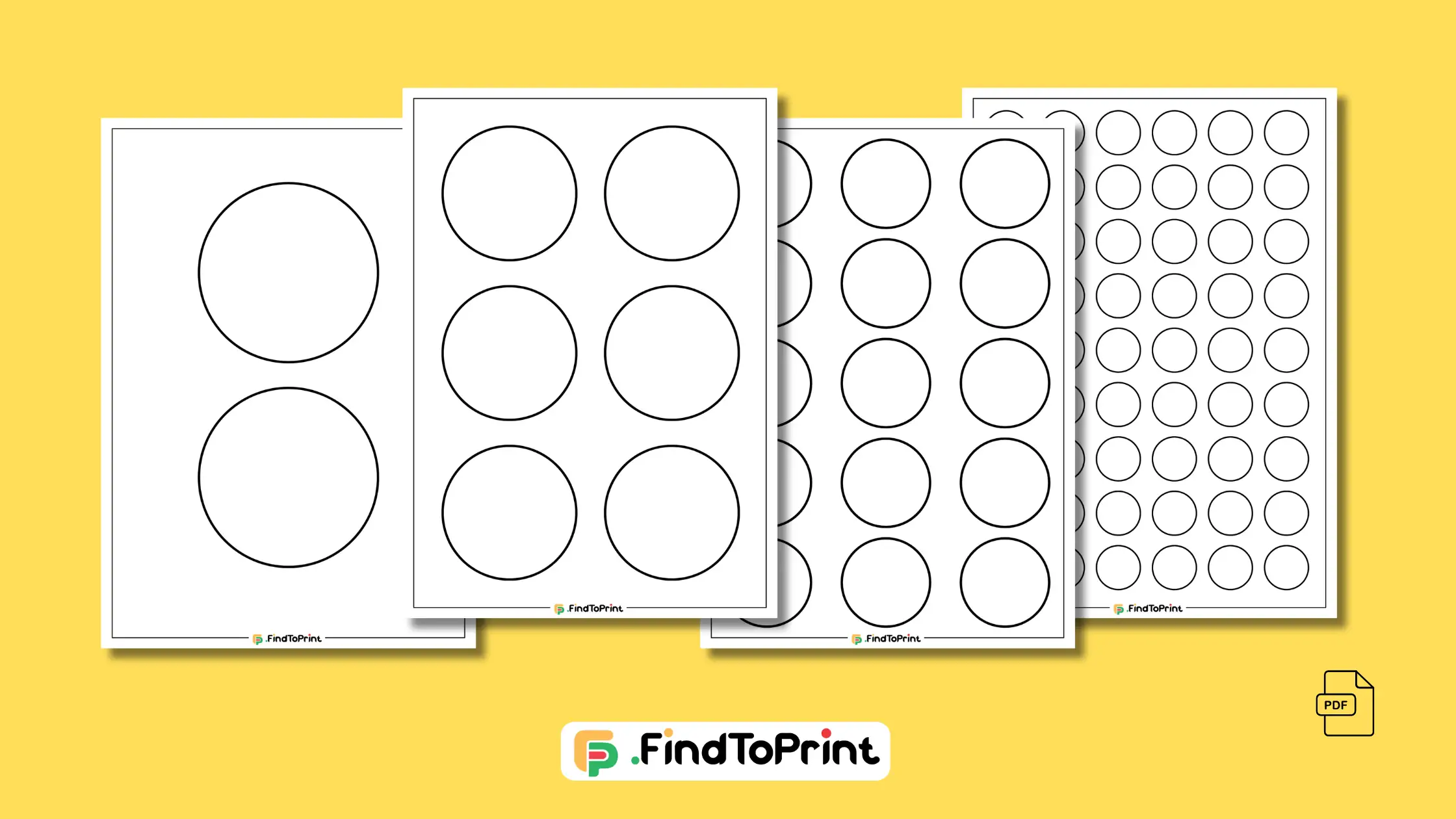 Free Printable Circle Templates – Multiple Sizes for Crafts