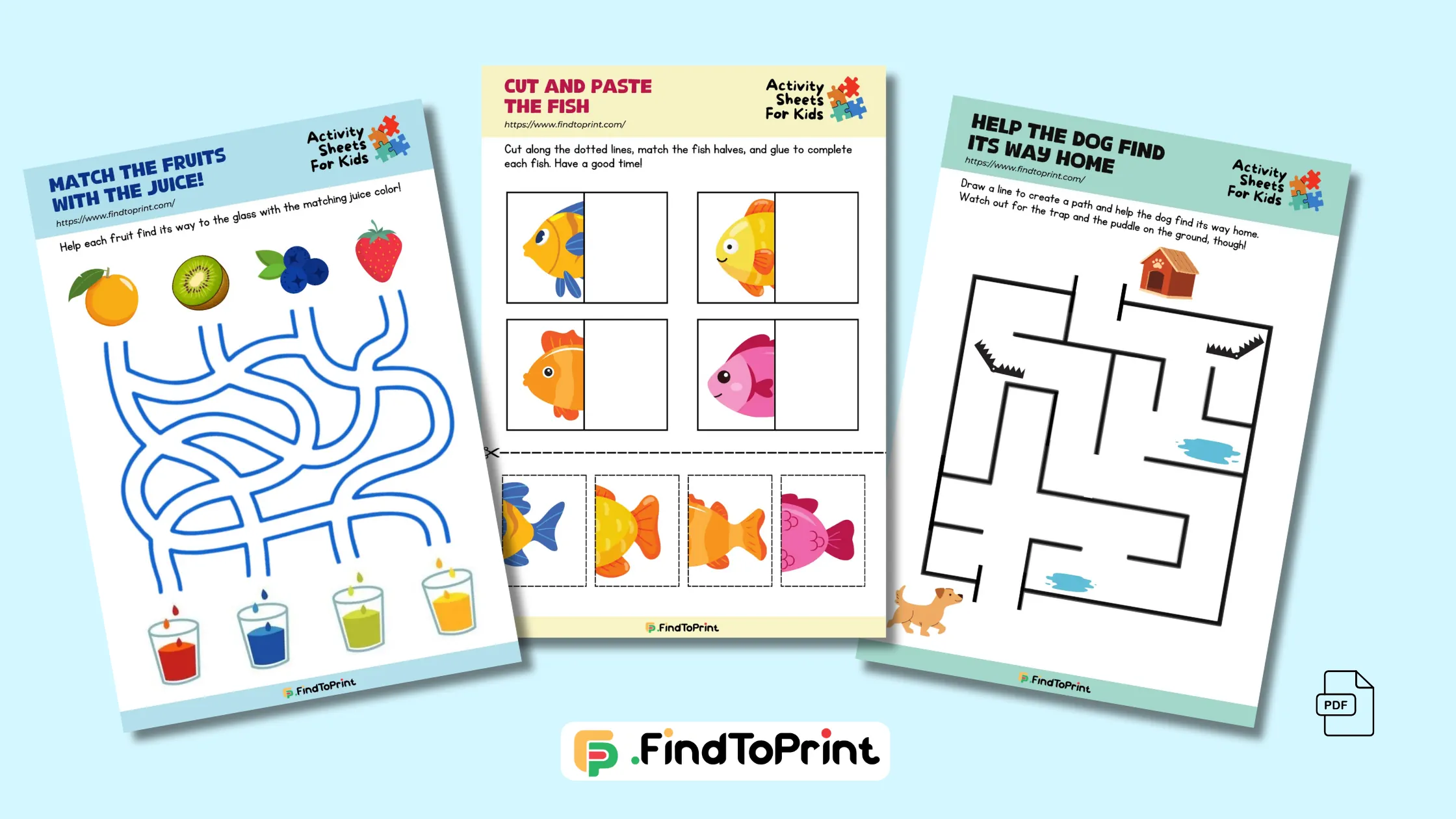 Free Printable Activity Sheets For Kids